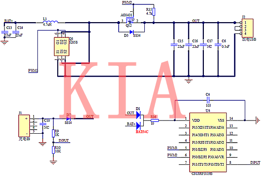 移動電源系統(tǒng)中MOS管和肖特基二極管怎么選？-KIA MOS管