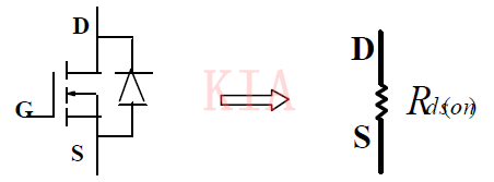 MOSFET正向?qū)?、反向?qū)ǖ刃щ娐?KIA MOS管