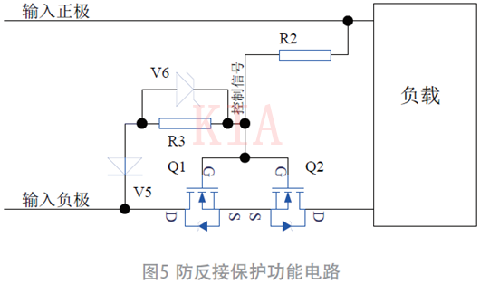 過欠壓、防反接電路