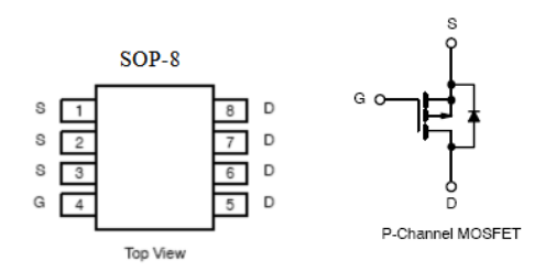 7P03參數(shù)引腳,7P03場(chǎng)效應(yīng)管
