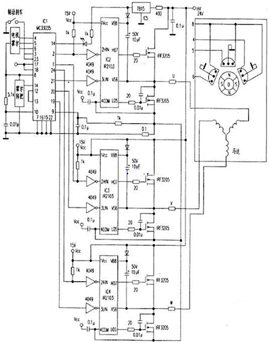 電動(dòng)車(chē)控制器電路