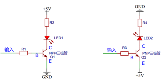 pnp三級(jí)管開關(guān)電路,原理